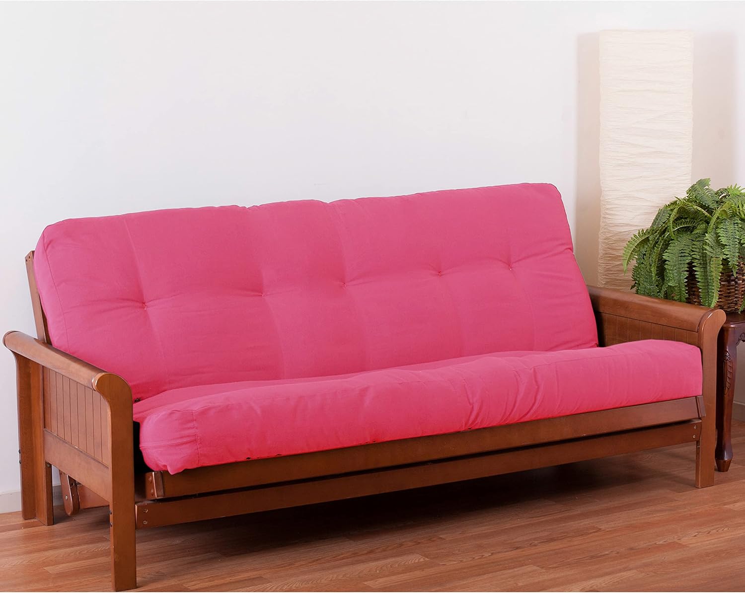 Blazing Needles Renewal 7" Twill Futon Mattress, Full, Aqua Blue