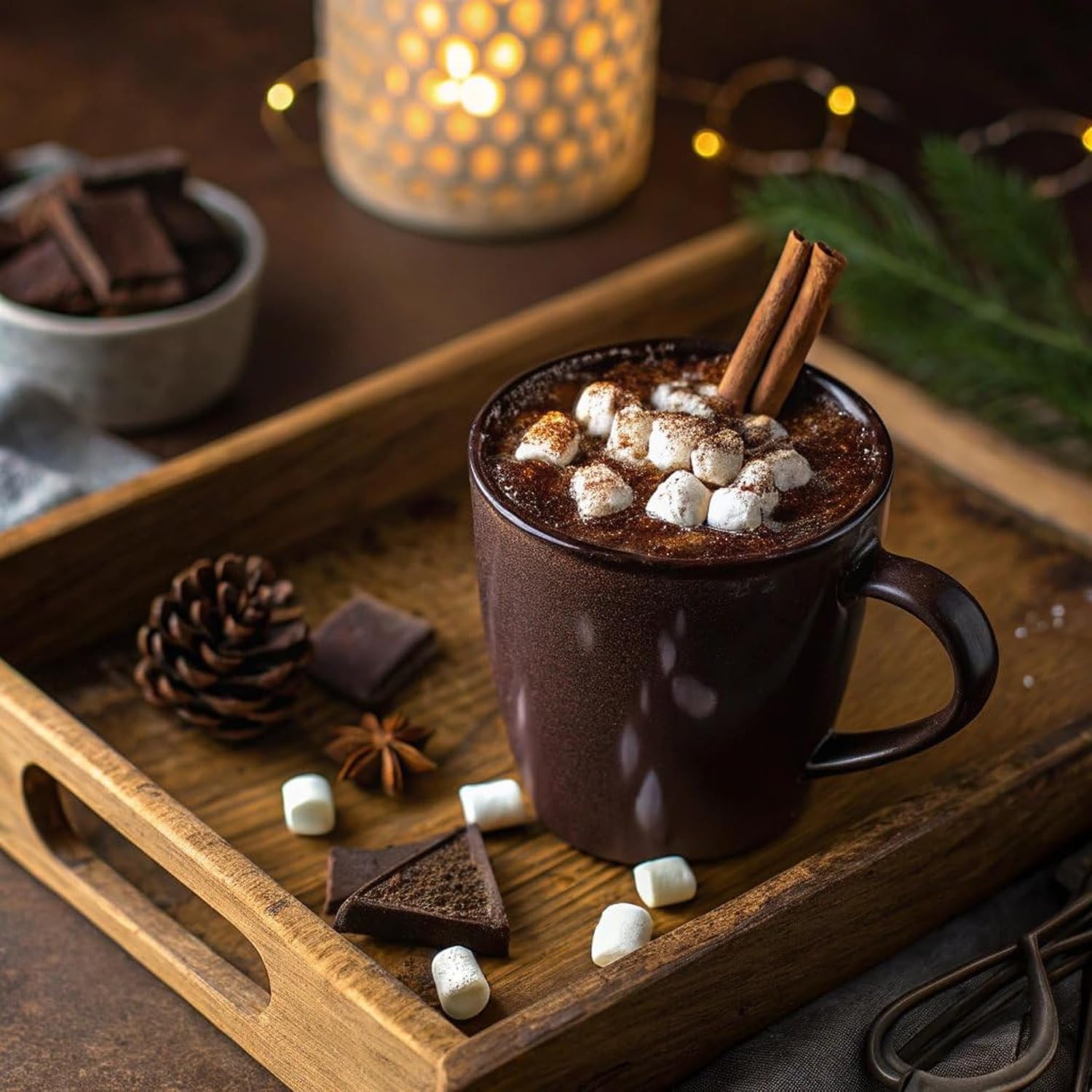 Caffe D'Vita Sugar Free Hot Cocoa Mix, Gluten Free - 10 Oz Can | Hot Chocolate Mix, Low Fat, No Cholesterol, No Hydrogenated Oils or Trans Fat, Kosher, Cocoa Bulk