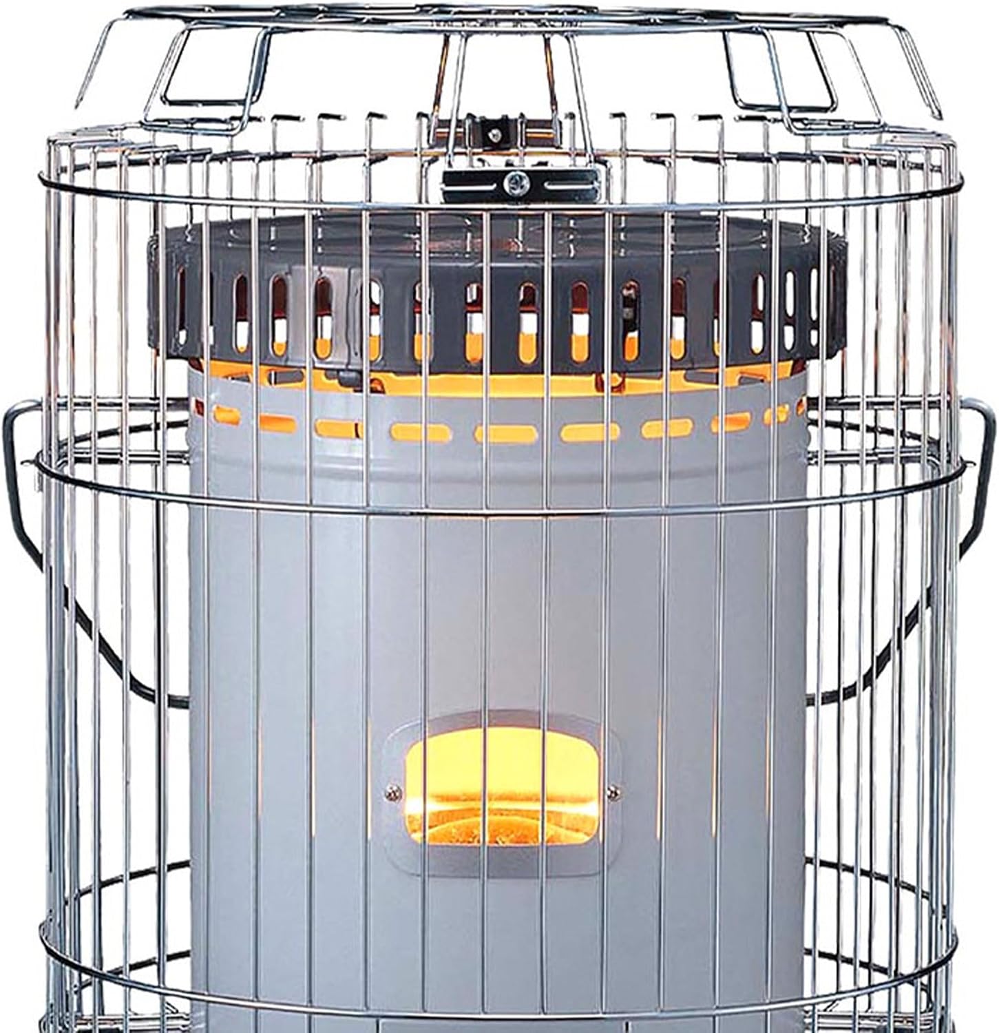 Comfort Glow Indoor Kerosene Convection Heater, 23, 800 BTUs, Grey - KW-24J | Heater for Winter Emergencies, 360 Degree Heating Radius, Heats up to 1