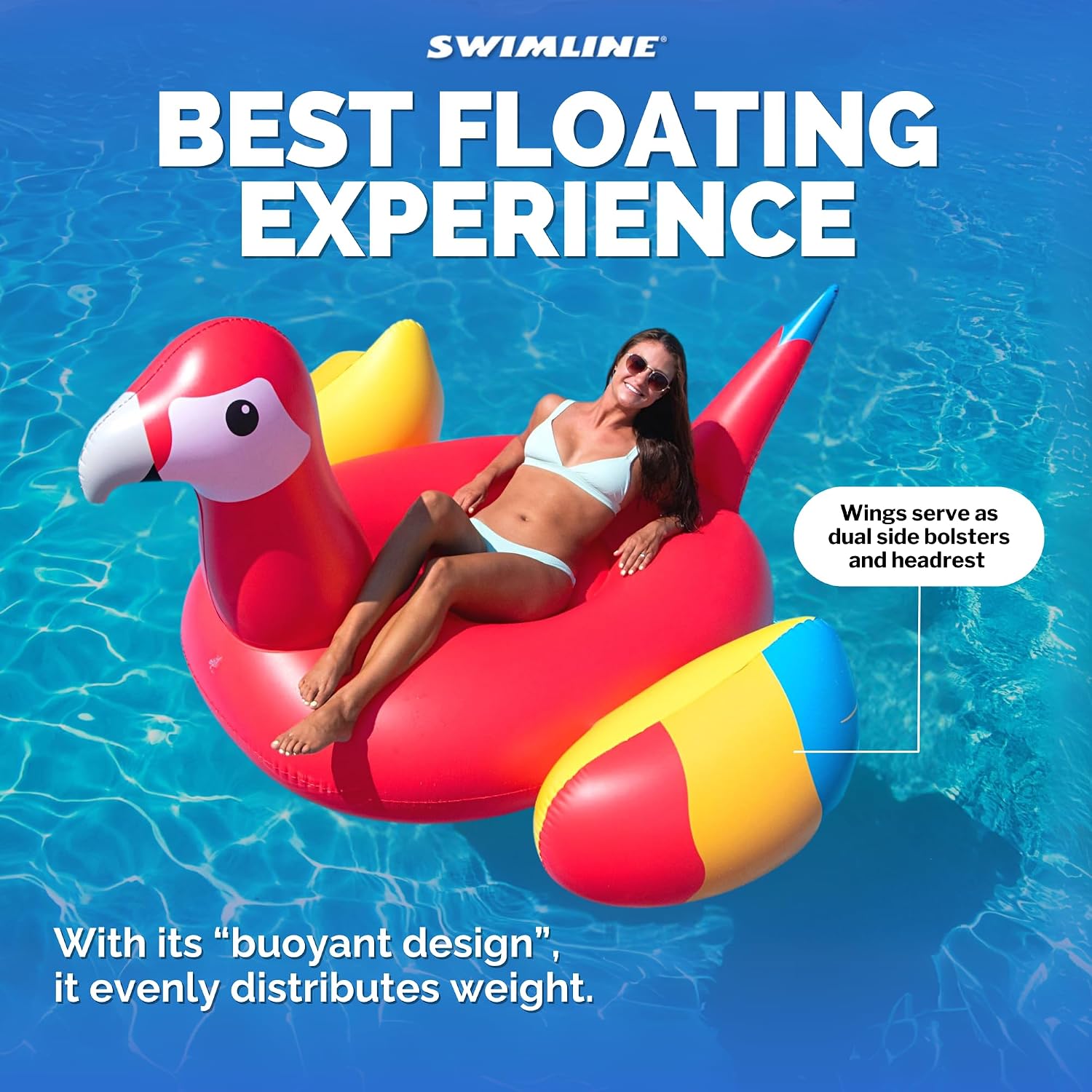SWIMLINE Original Giant Inflatable Pool Float Floatie Ride-On