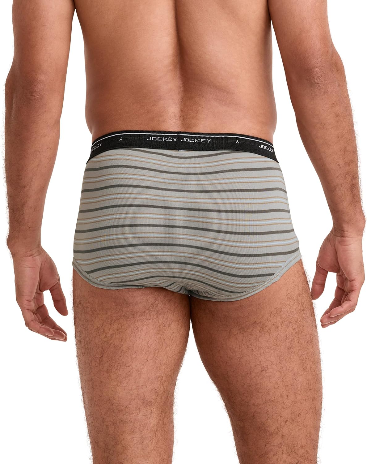 Jockey Classic Full Rise Brief- 3 Pack - 100% Cotton Underwear for Men