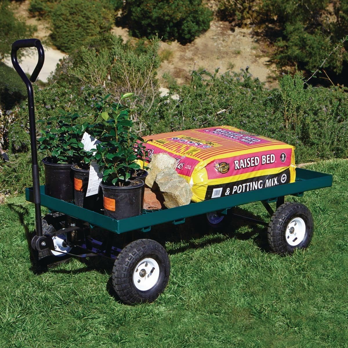 10" Air Tires for Garden Including Cart- Industrial Grade - 600 LB Capacity- 4 Pack