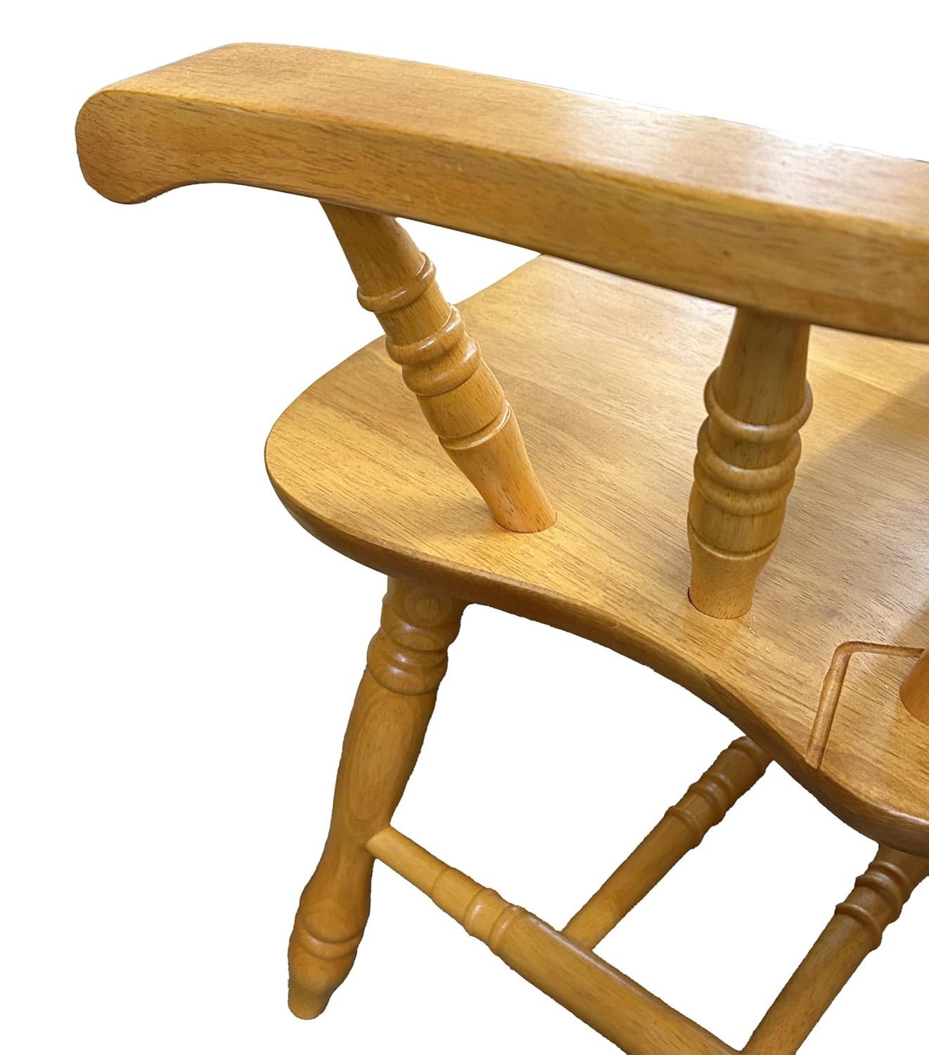 Sunset Trading Comfort Dining Arm Chair, 41", Light Oak