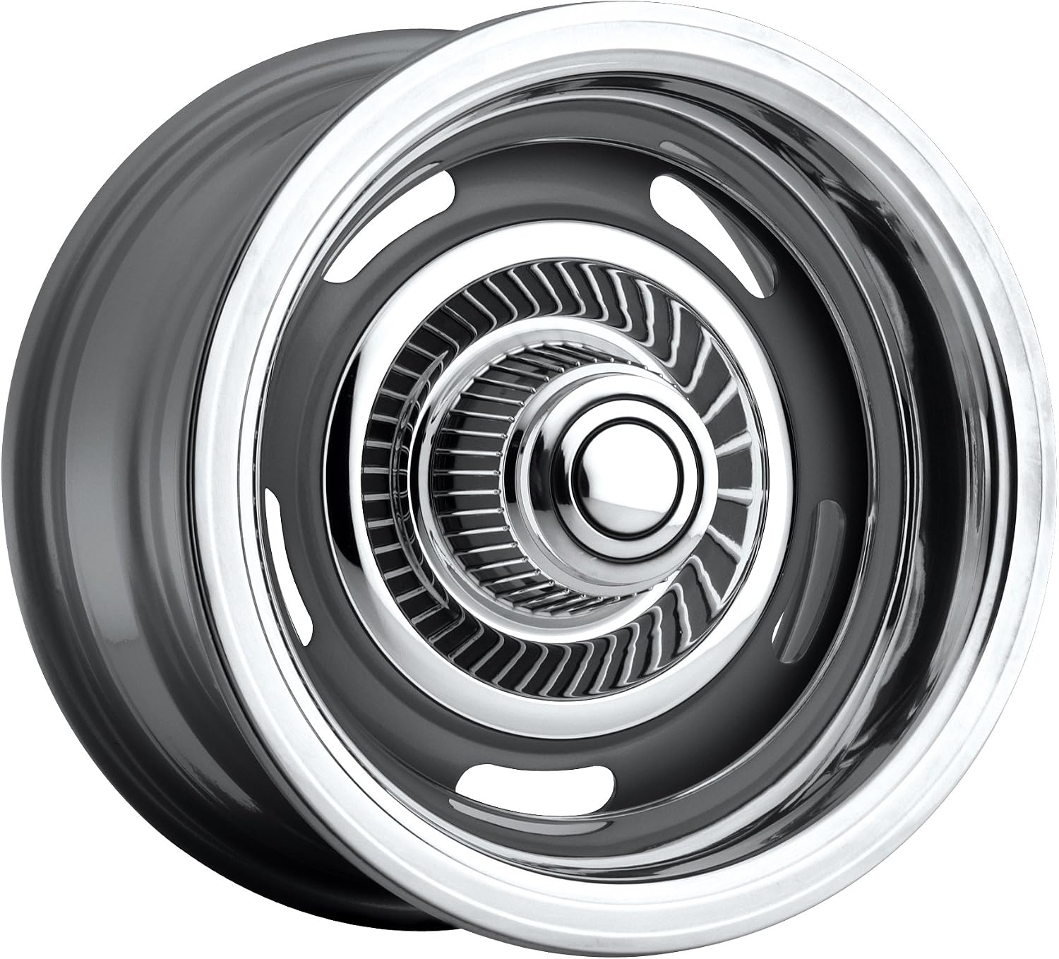 Vision Rally 55 Silver Wheel (15x6"/5x4.5")