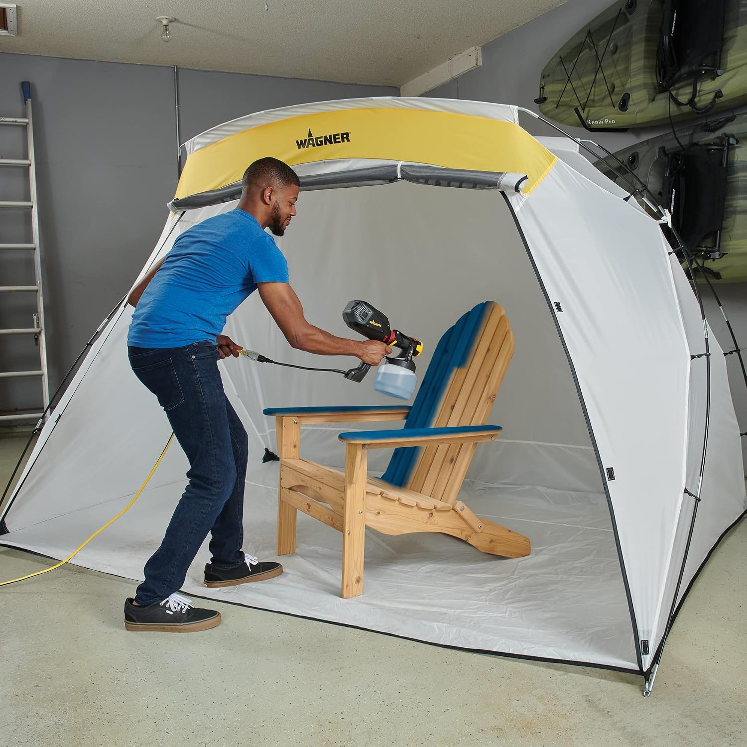 HomeRight Large Spray Shelter C900038 Portable Paint Booth for DIY Spray Painting, Hobby Paint Booth Tool Painting Station, Spray Paint Tent