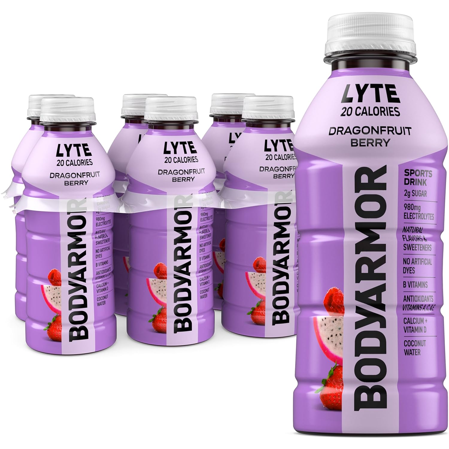 BODYARMOR LYTE Sports Drink, Peach Mango Electrolyte Drink, 12 Oz (8 Pk)