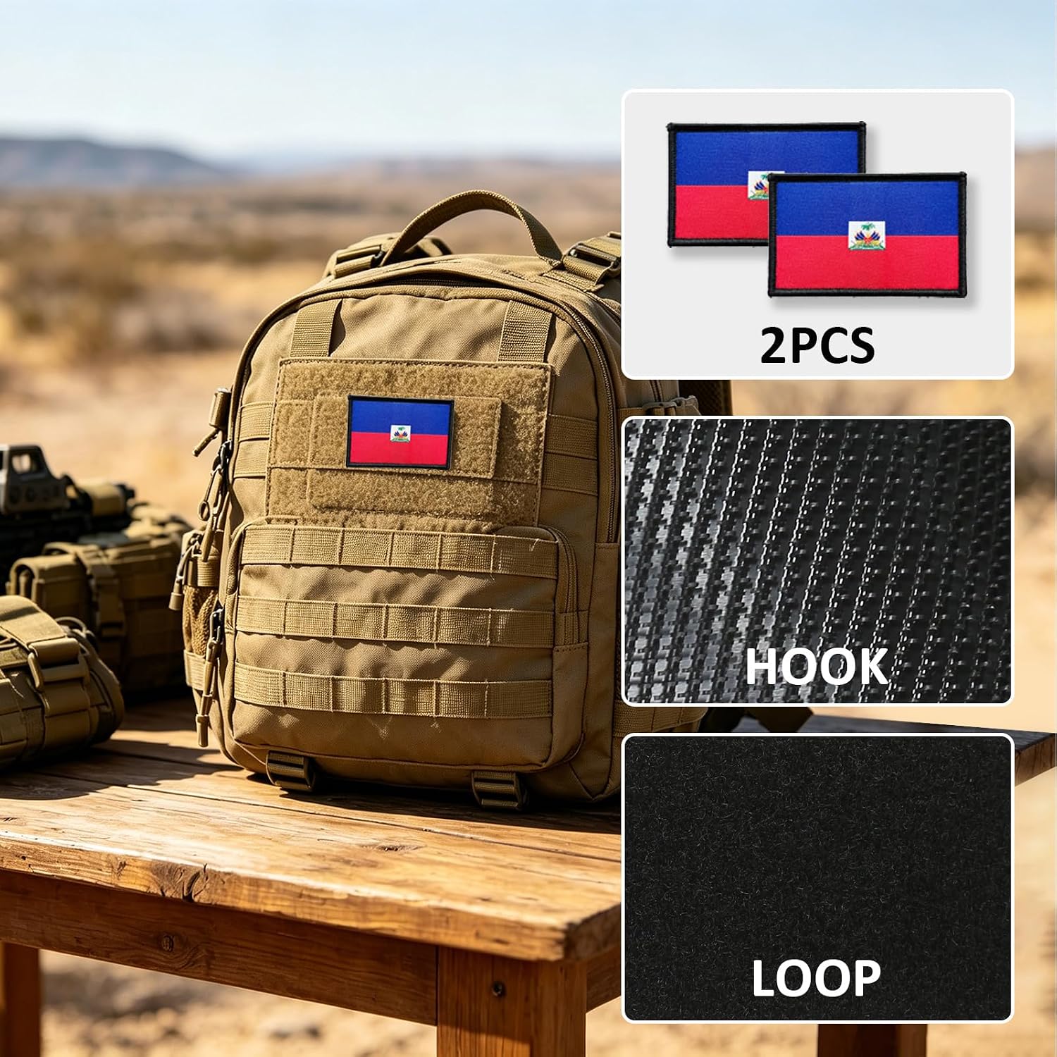 2 Pack Nicaragua Flags Patch Nicaraguans Flag Patches Patriotic Military Team Tactical Patch 3×2 Inch