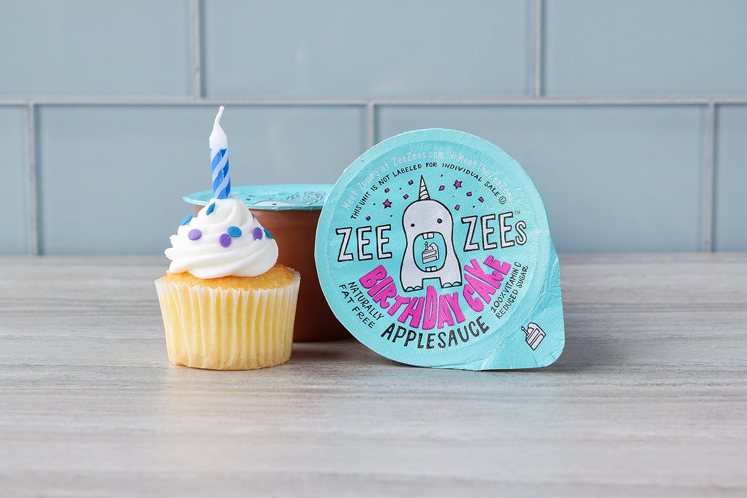Zee Zees Mango Peach Applesauce Cups, Unsweetened, All Natural, No Sugar Added, 4 oz Cups, 24 pack