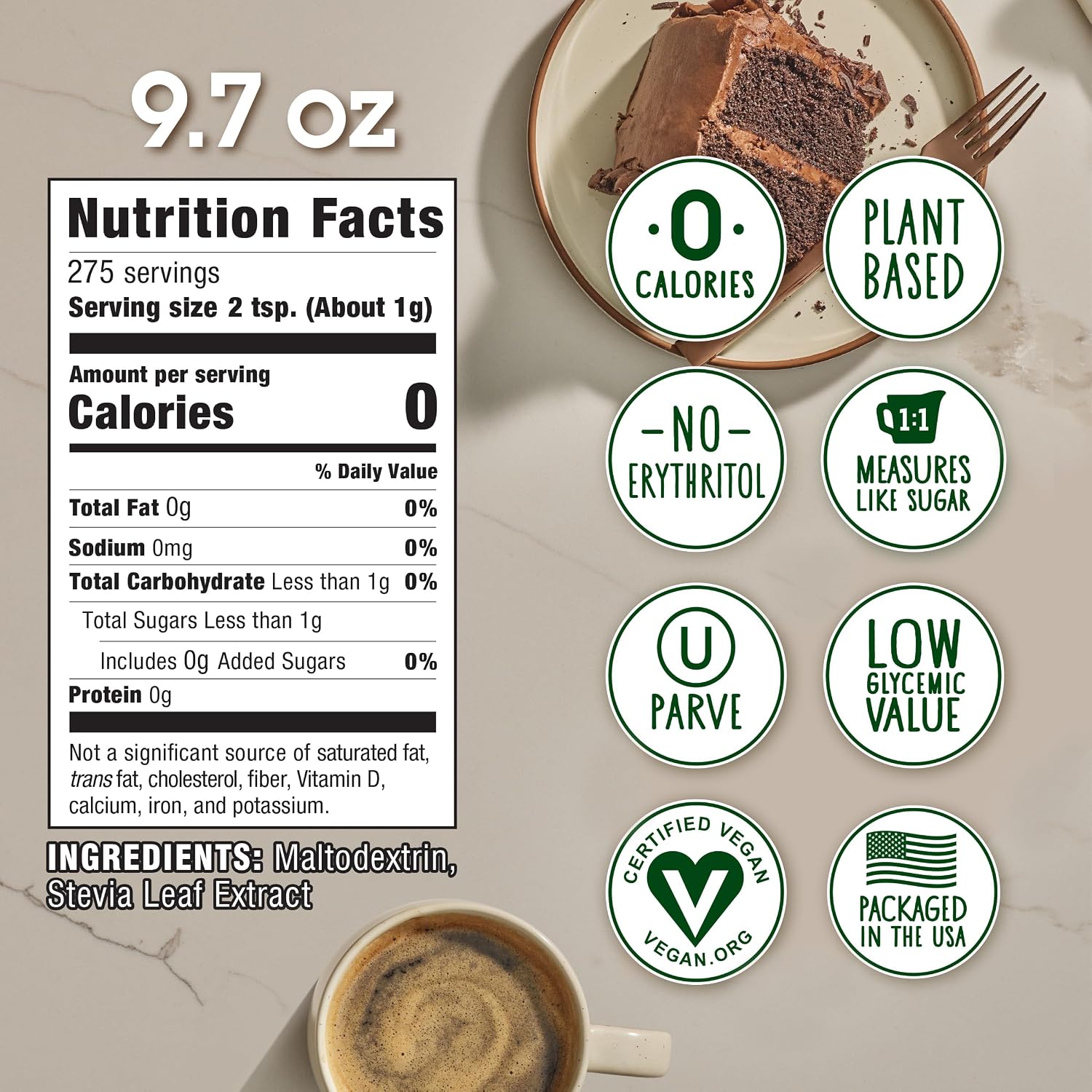 Stevia In The Raw 50 Count Box (Pack of 1) , 1.75 ounce each