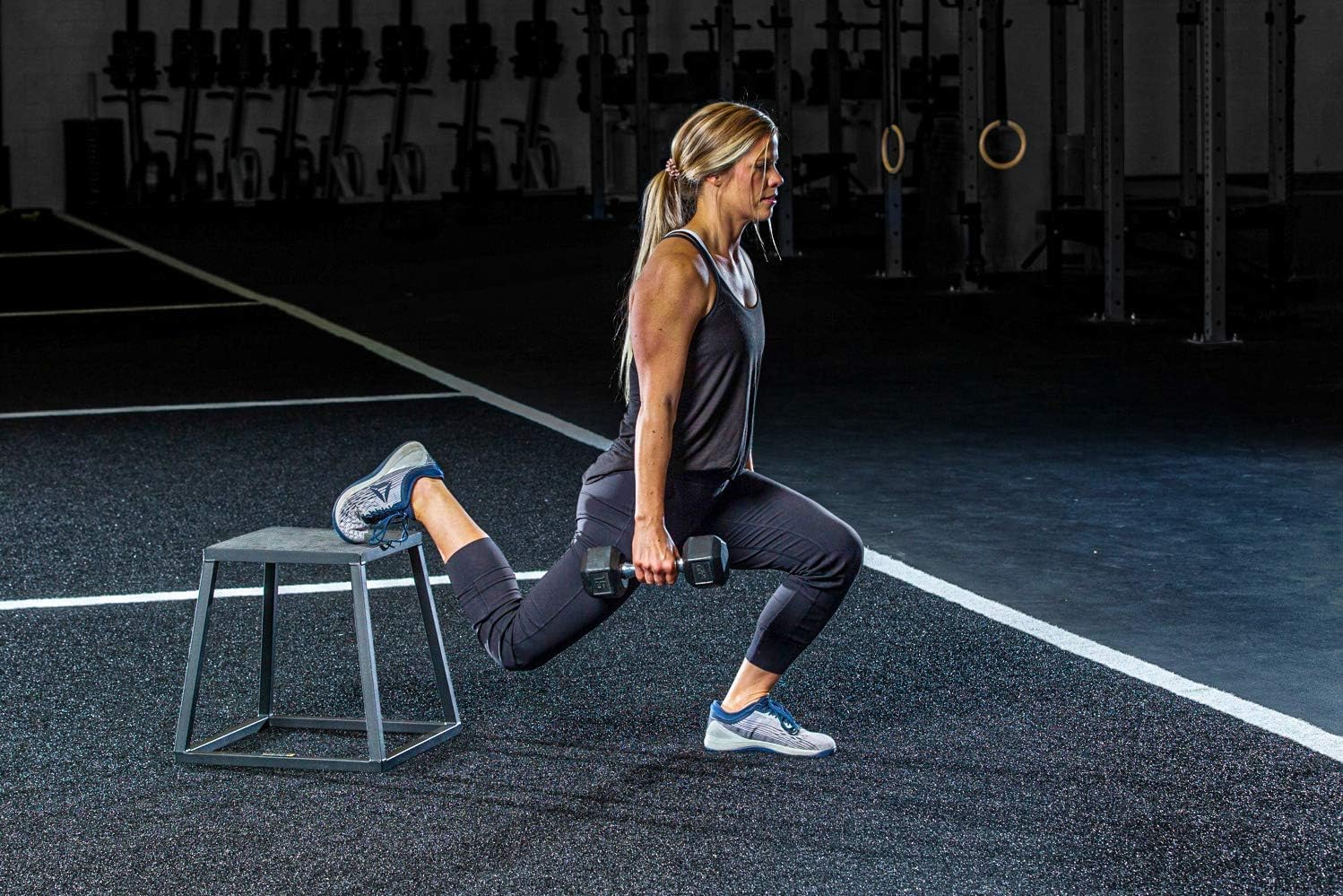 Rage Fitness Steel Plyo Box 12-18-24 Inch High Anti-Slip Pre-Assembled Plyometric Jump Box for Home Gym Conditioning and Strength Training (Sold