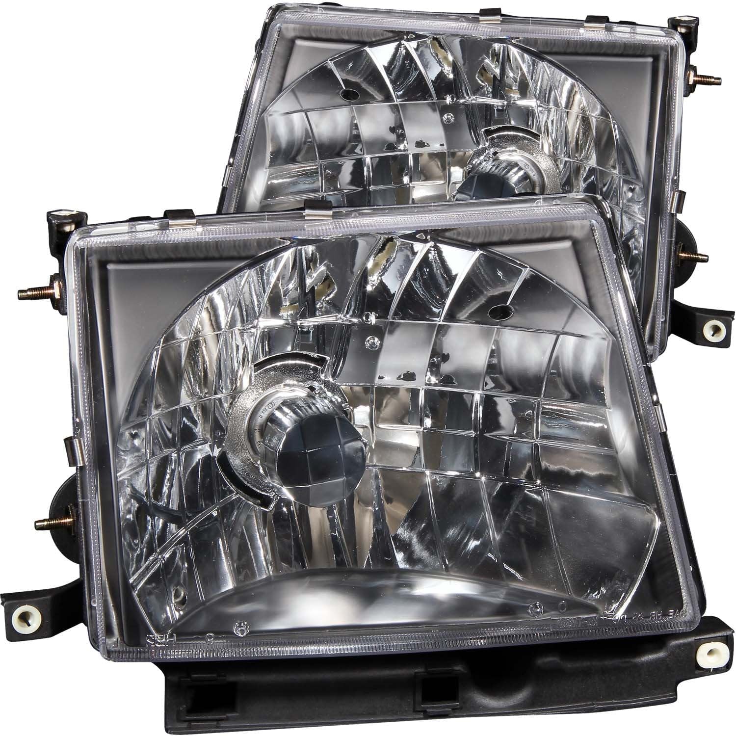 ANZO USA 121139 Crystal Headlight Set-Black