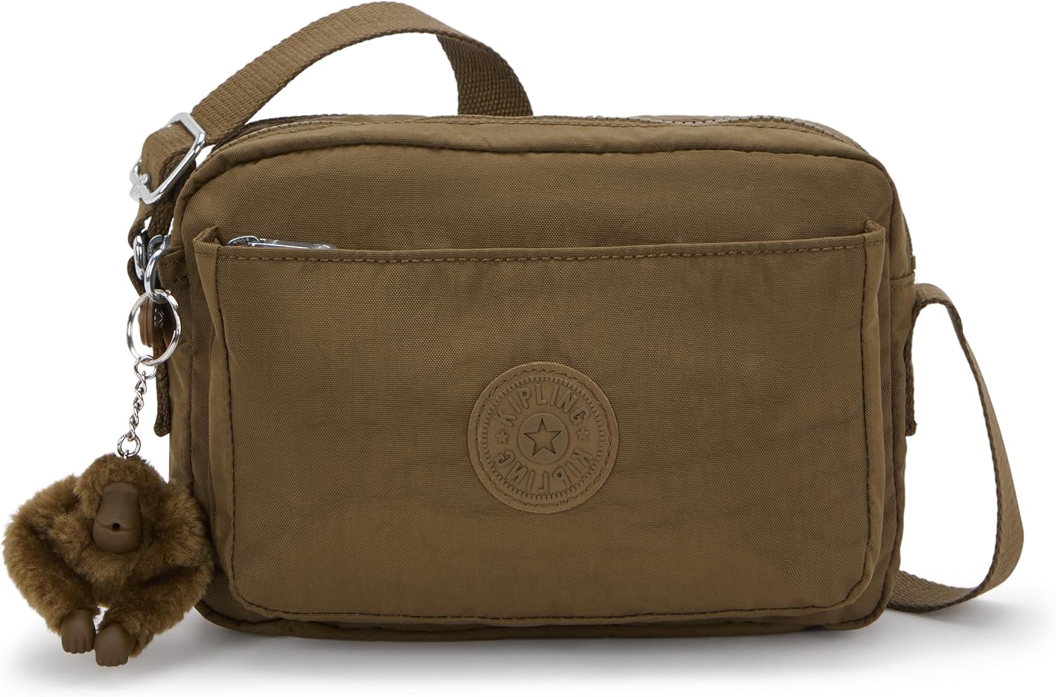 Kipling Women’s Abanu Medium Crossbody Bag, Lightweight, Adjustable Nylon Waist Pack with Multi-Compartment Zip Pockets