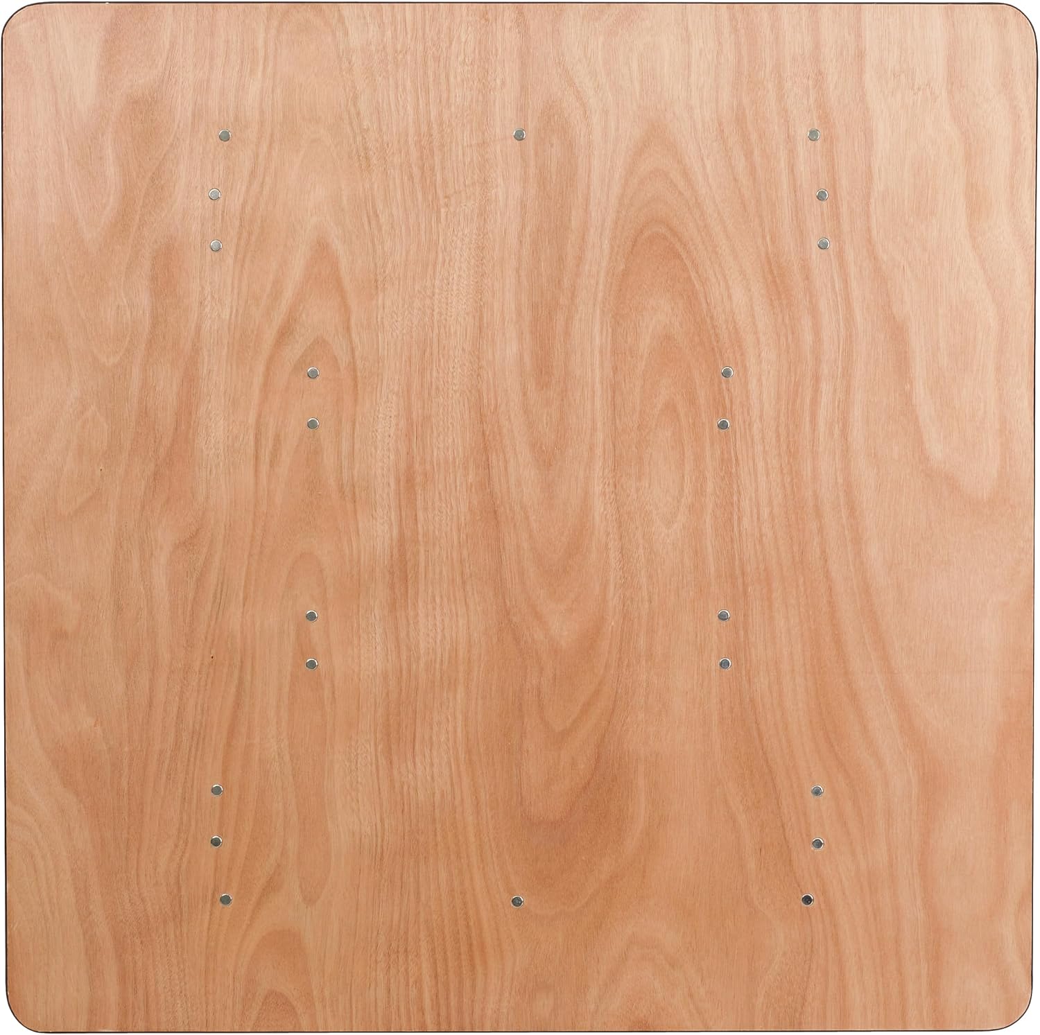 Flash Furniture 4 ft Wood Folding Square Banquet Table | Durable Construction, Commercial Use