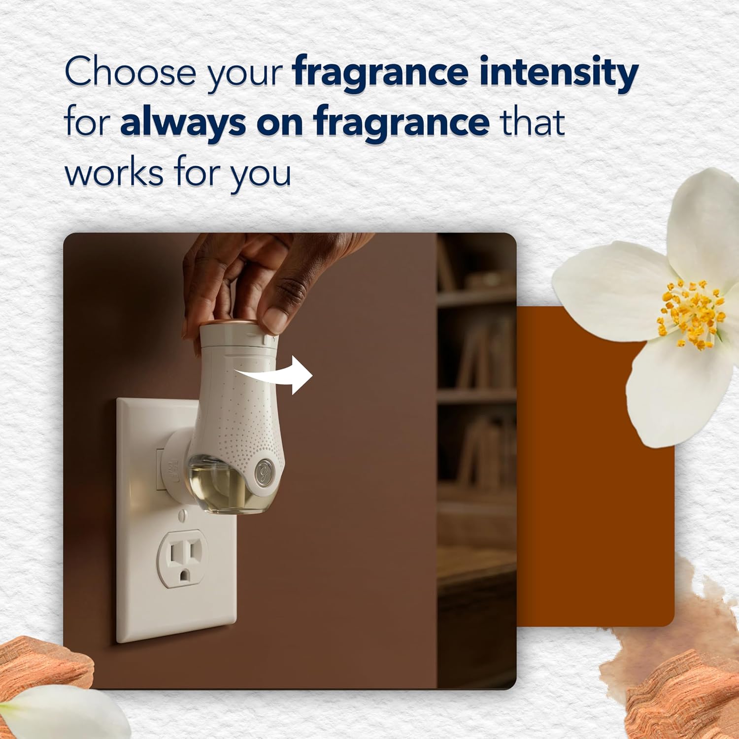Glade PlugIns Refills Air Freshener Starter Kit, Hawaiian Breeze, Scented and Essential Oils for Home and Bathroom, 0.67 Fl Oz, 1 Warmer + 1 Refill