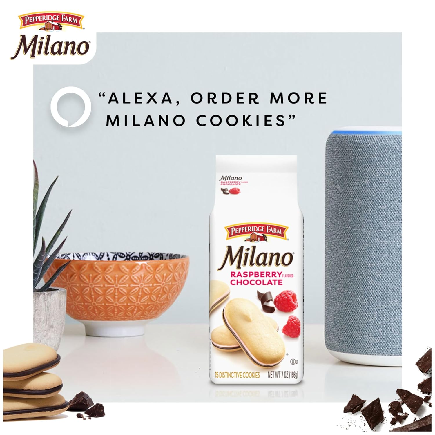 Pepperidge Farm Milano Milk Chocolate Cookies, 6 OZ Bag (15 Cookies)