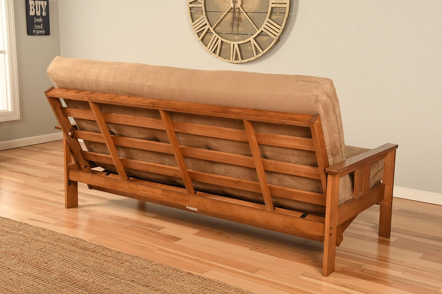 Kodiak Futons Monterey Futon Frame, No Drawers, Barbados