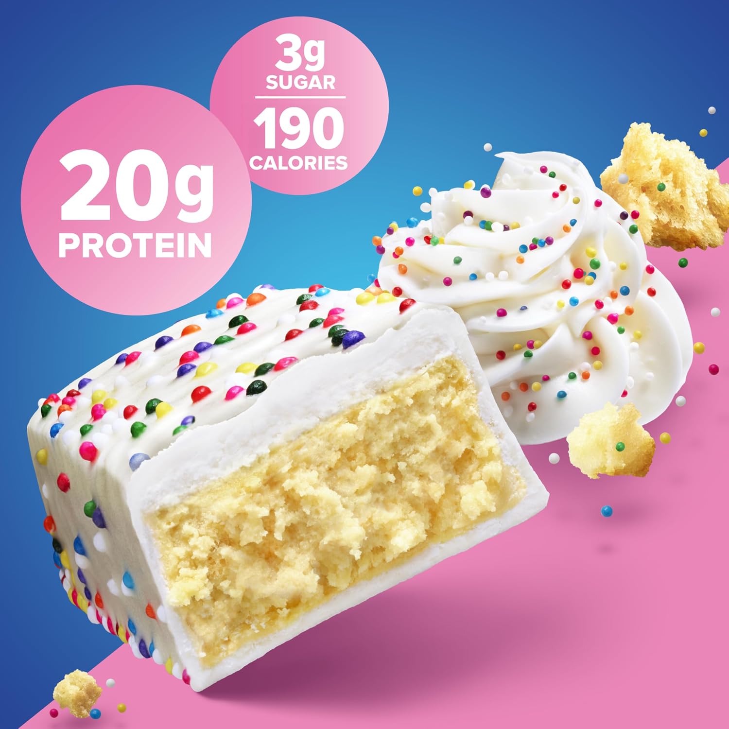 Pure Protein Chocolate Deluxe Protein Bars, 21g Protein, Gluten Free, 12 Ct