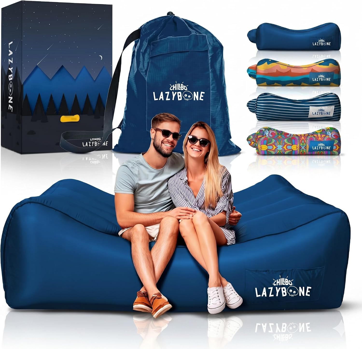 Chillbo Shwaggins, Inflatable Beach Lounger, Inflatable couches