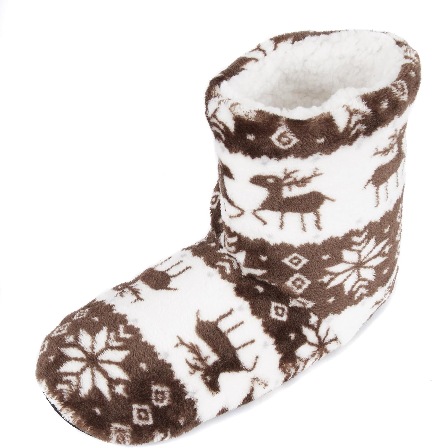 Leisureland Women's Fleece Lined Bootie Slippers