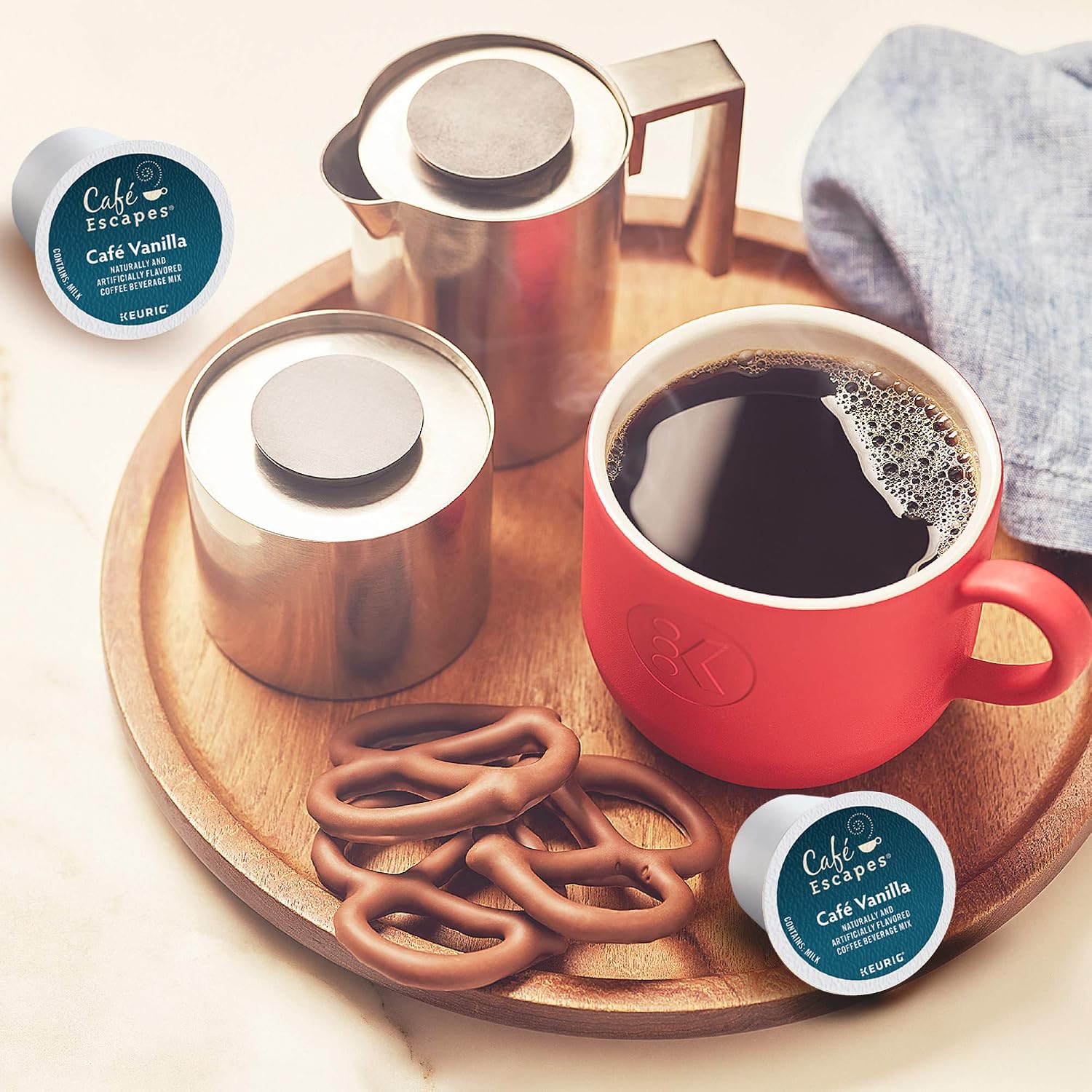Cafe Escapes Milk Chocolate Hot Cocoa Keurig Single-Serve K-Cup Pods, 96 Count