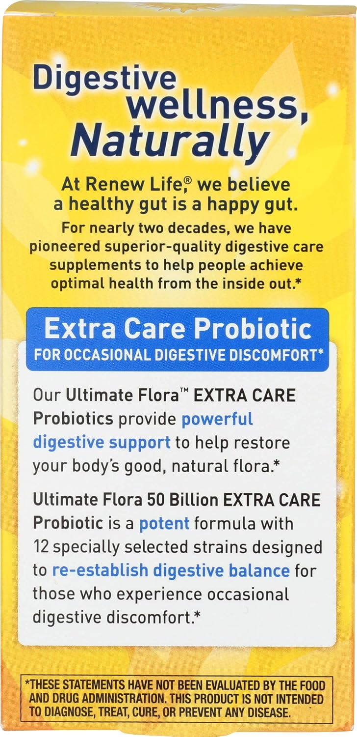 Renew Life Ultimate Flora Probiotic 80 Billion CFU | 31 Strains
