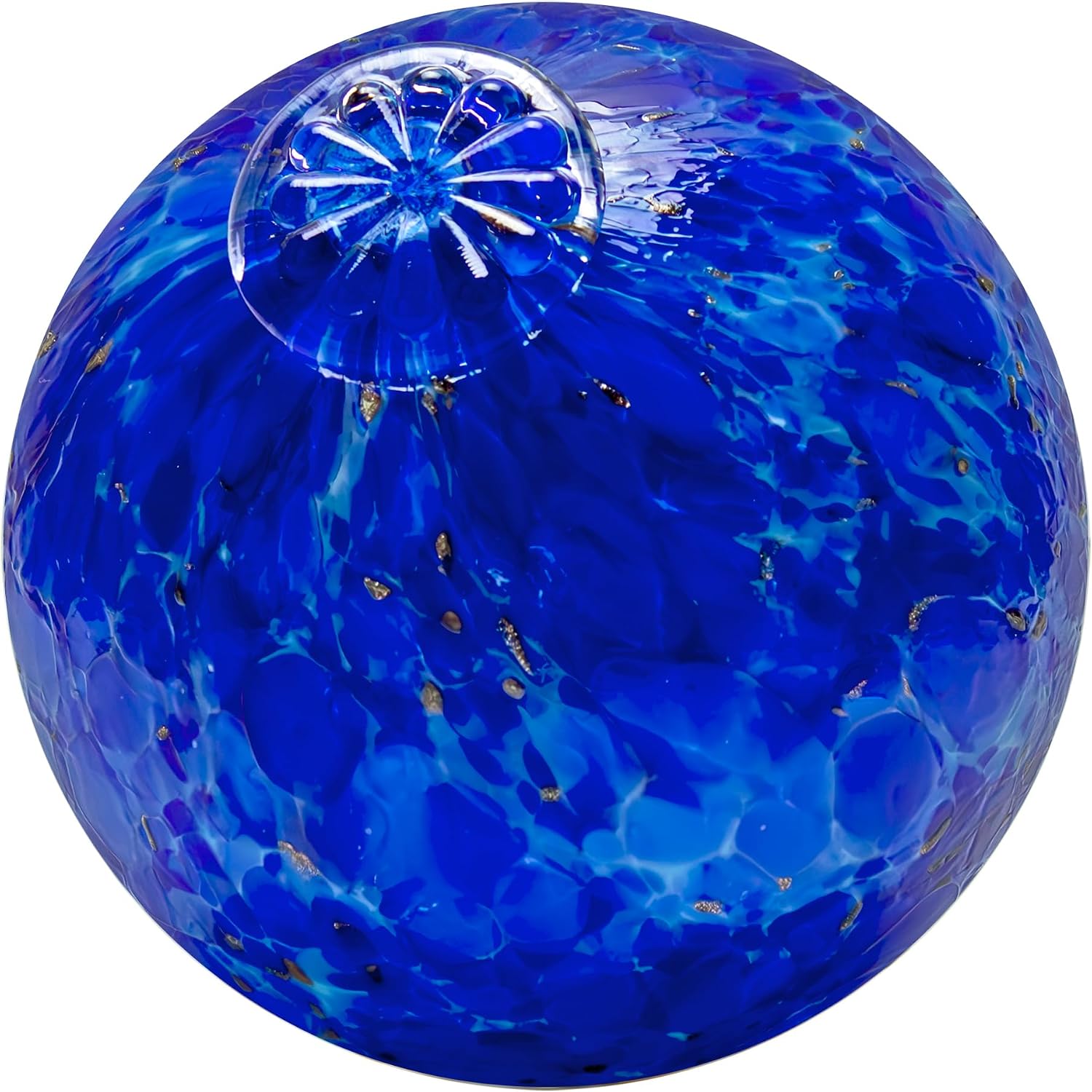 Totally Blown Glassworks Pond Float. Handmade Blown Glass, Garden Gazing Ball, Table Centerpiece