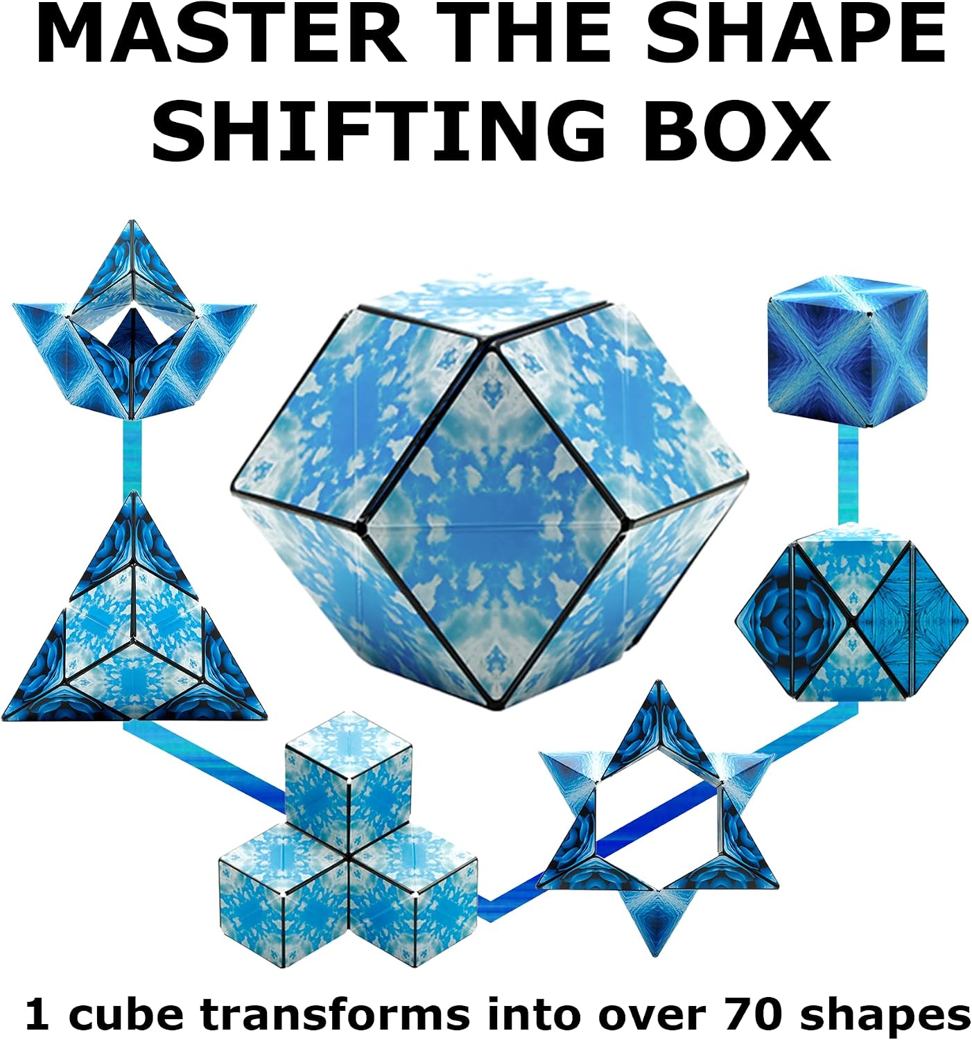 SHASHIBO Bundle of 2 - Blue Planet and Black&White