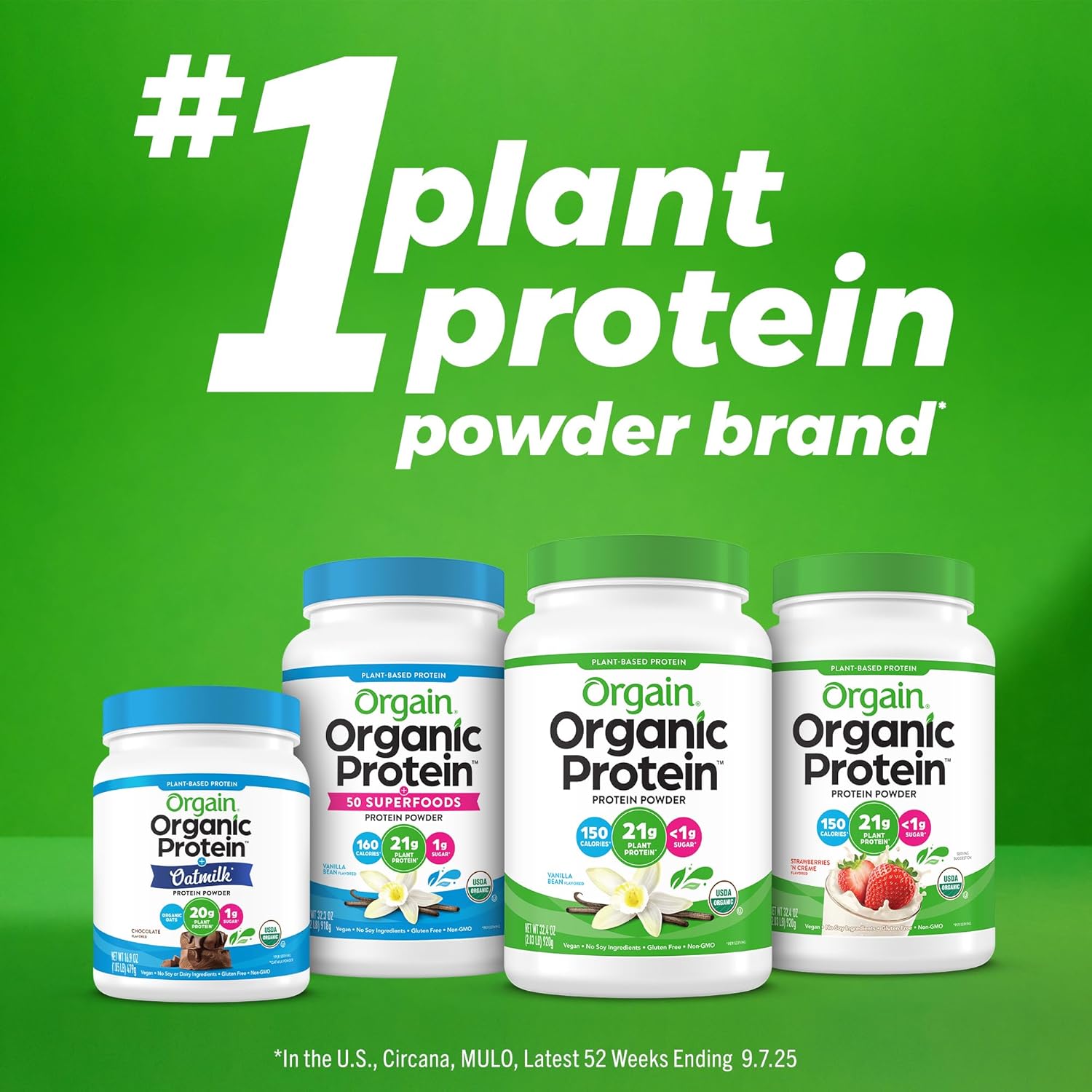 Orgain Organic Simple 20g Vegan Protein Powder, Chocolate, 1.25lb