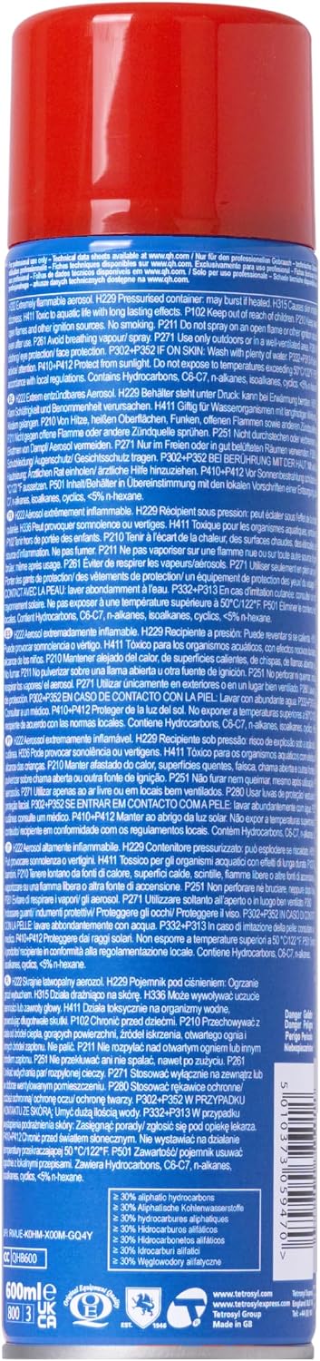 Quinton Hazell QH6 Brake Cleaner Spray Can 20.3 fl oz, Non-Chlorinated | Fast Drying Automotive Brake Parts Cleaner, High Strength Formula for Professional and DIY Use