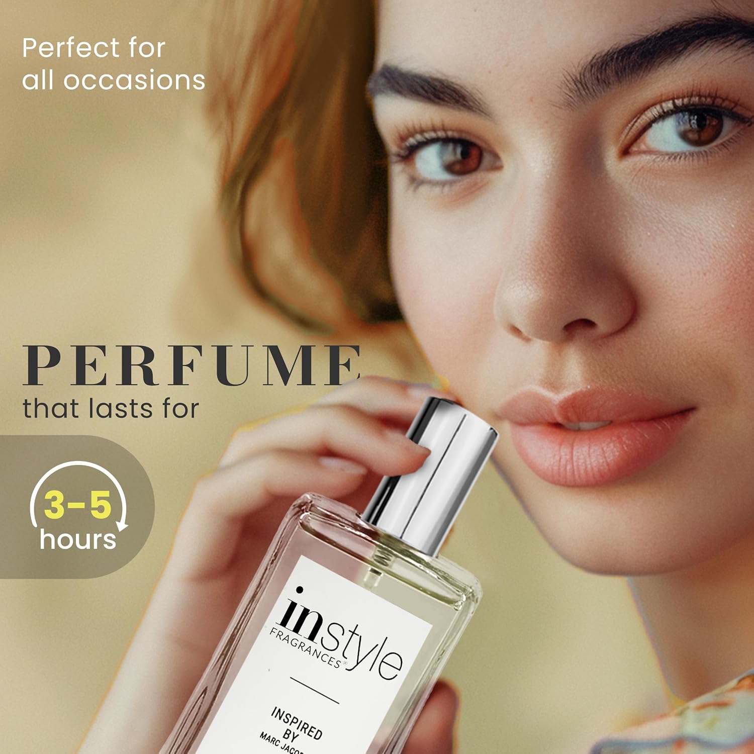 Instyle Fragrances | Inspired by Ralph Lauren's Romance | Women’s Eau de Toilette | Vegan, Paraben Free, Phthalate Free | Never Tested on Animals | 3.4 Fluid Ounces