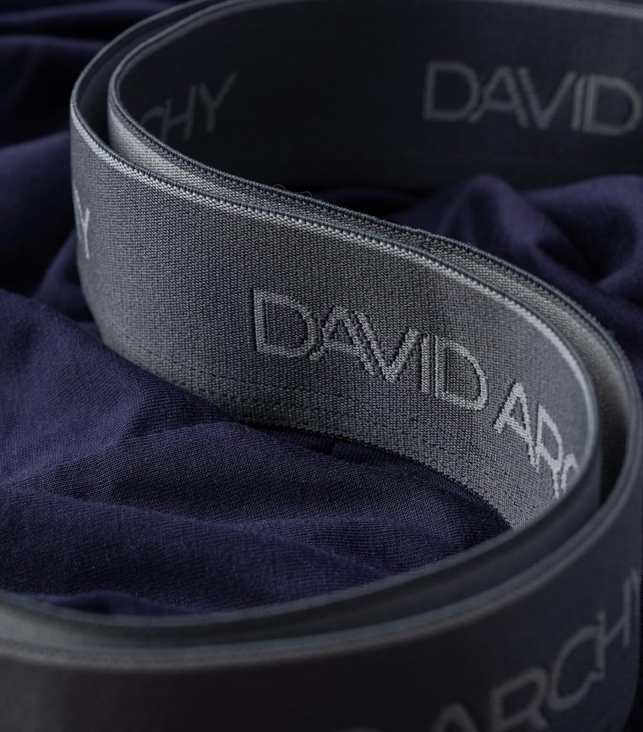 DAVID ARCHY Men's Breathable Support Pouch Underwear Briefs 4 or 7 Pack | Cooling moisture-wicking no-fly Rayon made from bamboo features anti-roll elastic waistbands and vibrant fade resistance.
