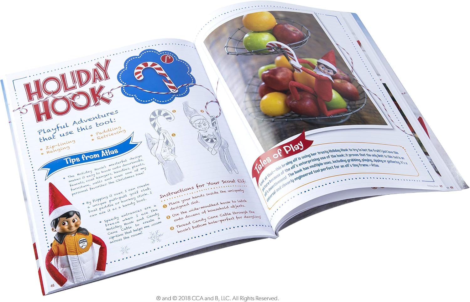 The Elf on the Shelf Elves at Play Tools and Tips for Your Scout Elf - 60-Page Guide Book with 100+ Quick and Easy Ideas and 15 Scout Elf Tools