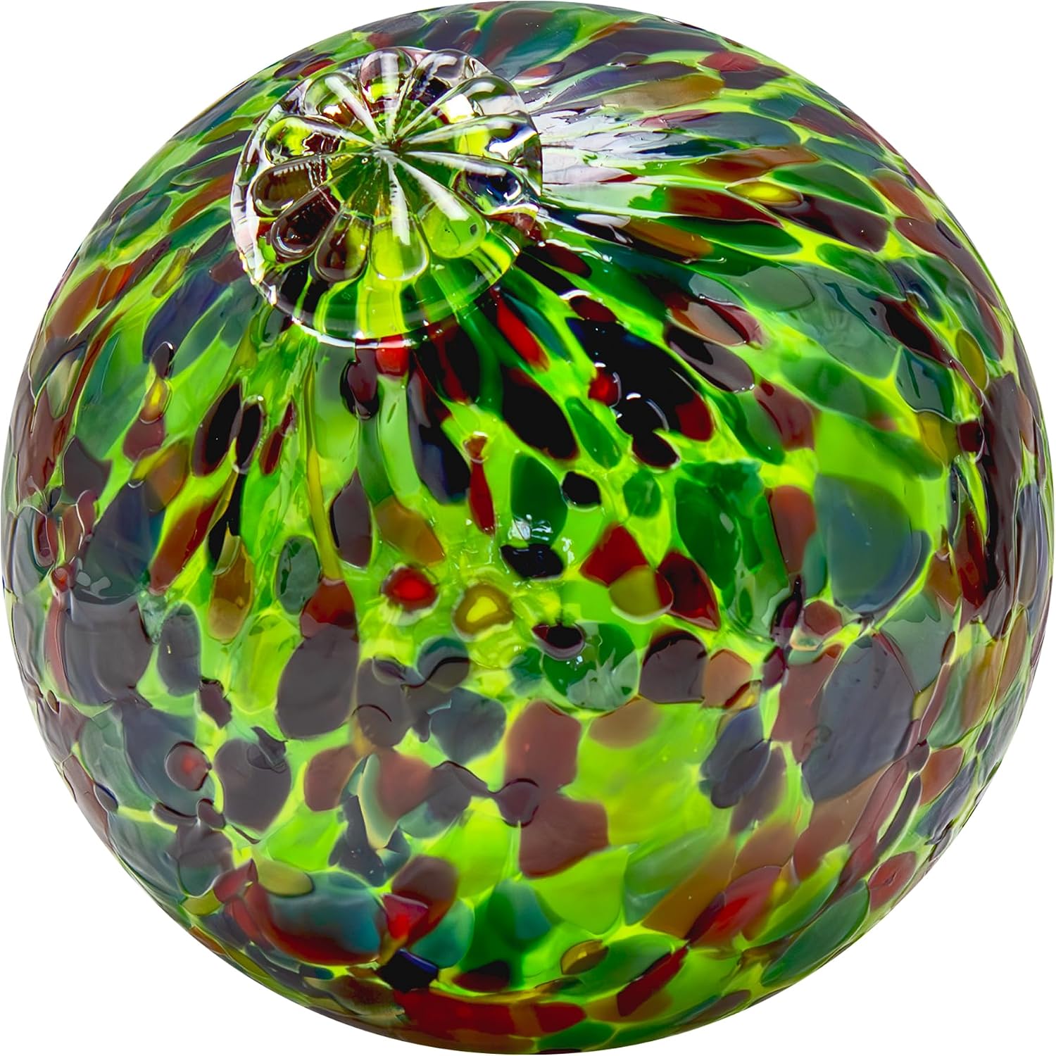 Totally Blown Glassworks Pond Float. Handmade Blown Glass, Garden Gazing Ball, Table Centerpiece