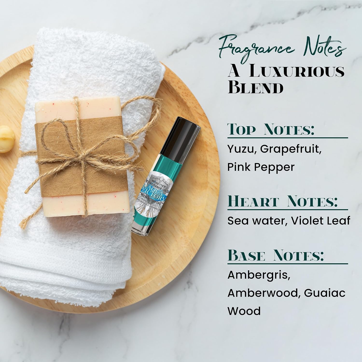 MOBETTER FRAGRANCE OILS Agua Duo Geo Men Fragrance Body Oil