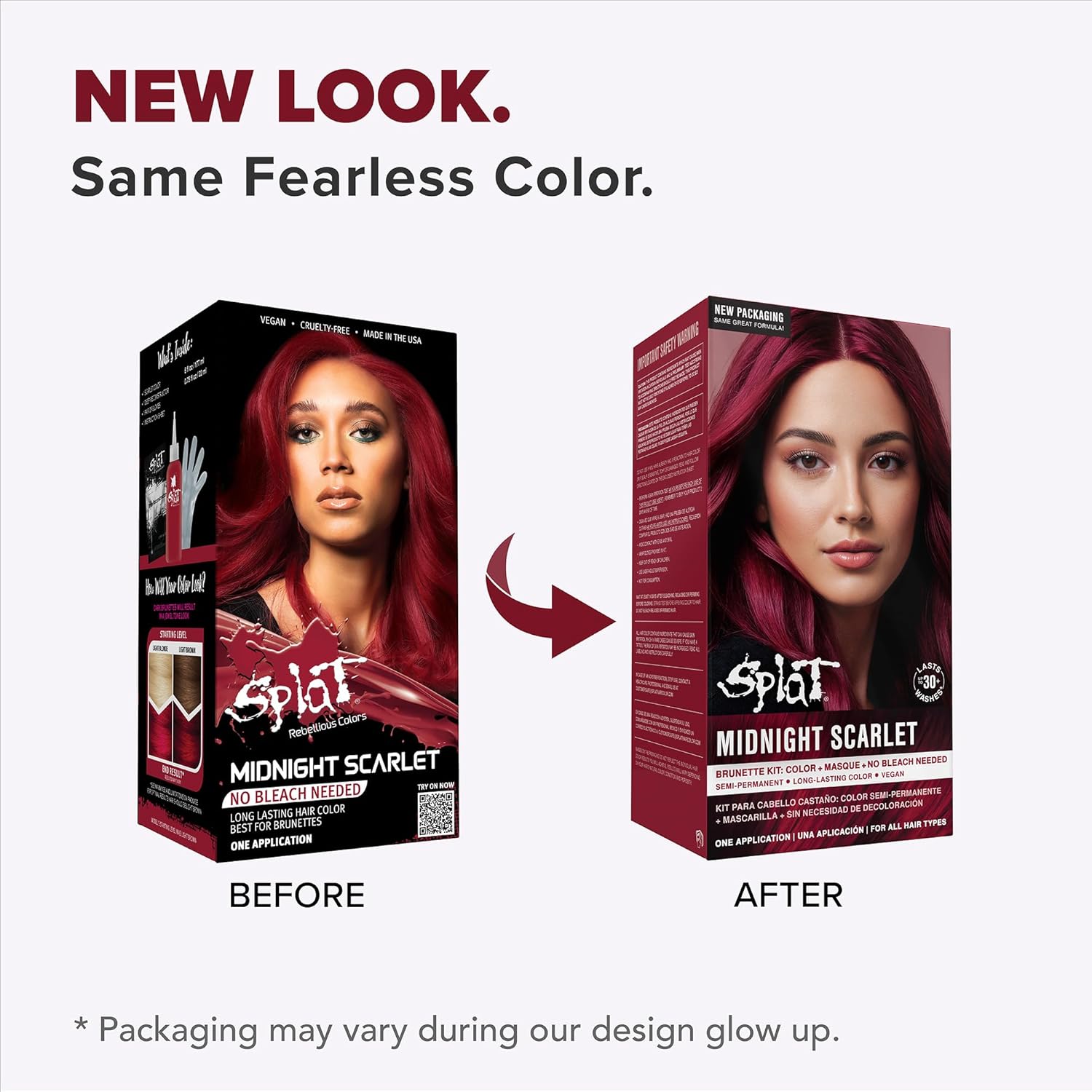 Splat Midnight Magenta Semi Permanent Hair Dye Kit, 1 Application