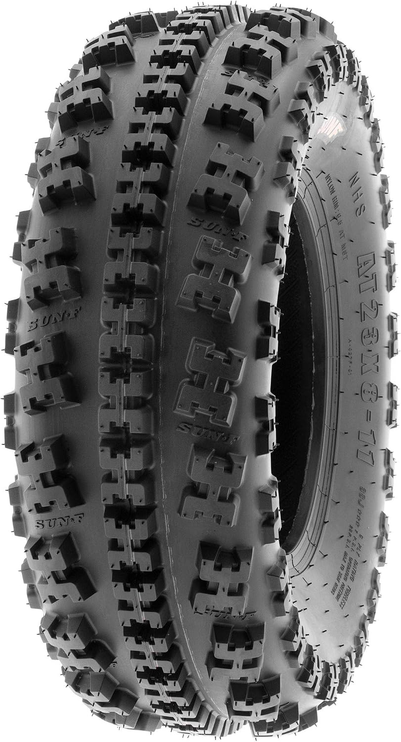 SunF ATV Tires 22x7-10 22x10-9 Sport Race Knobby 6 PR A027 - BUNDLE