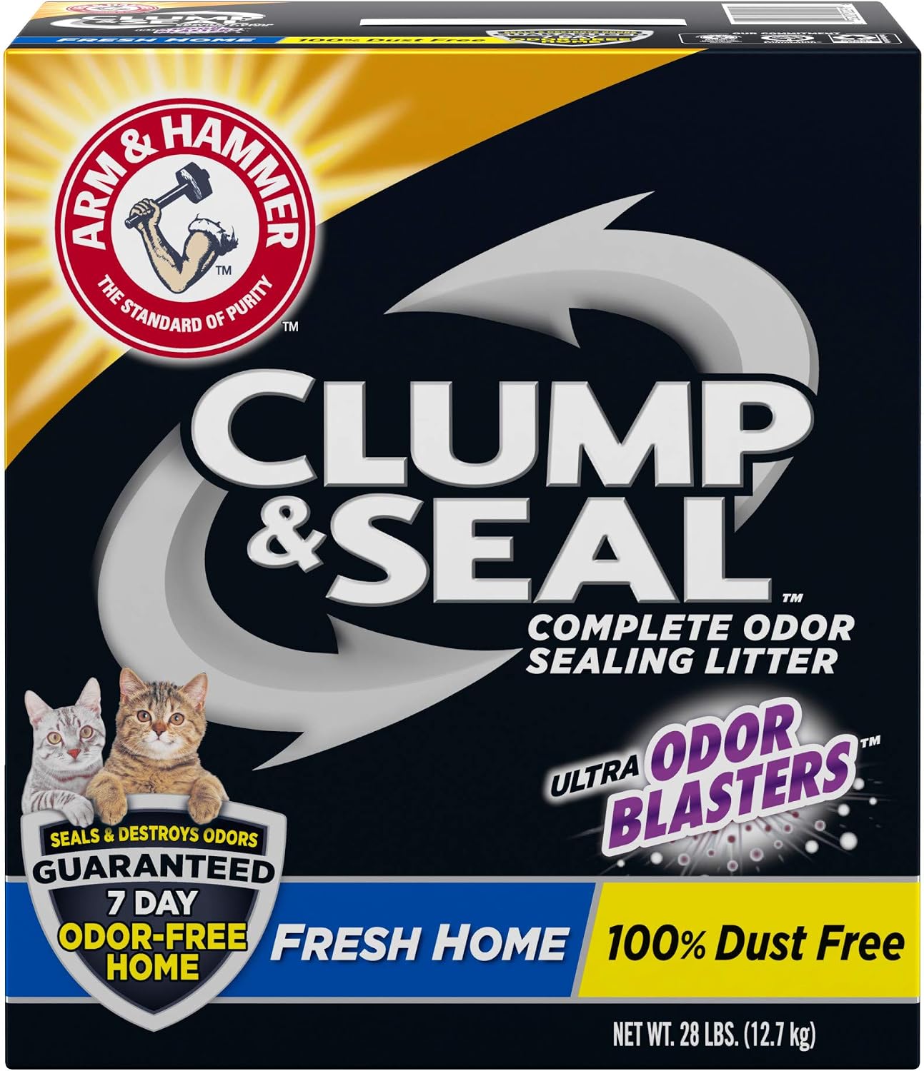 ARM & HAMMER Clump & Seal Cat Litter, Fresh Scent 14lb