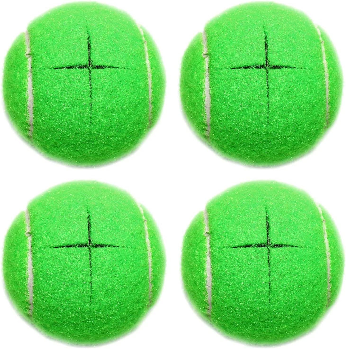 URBEST Walker Tennis Balls 4pcs Precut Heavy Duty Tennis Balls for Walkers