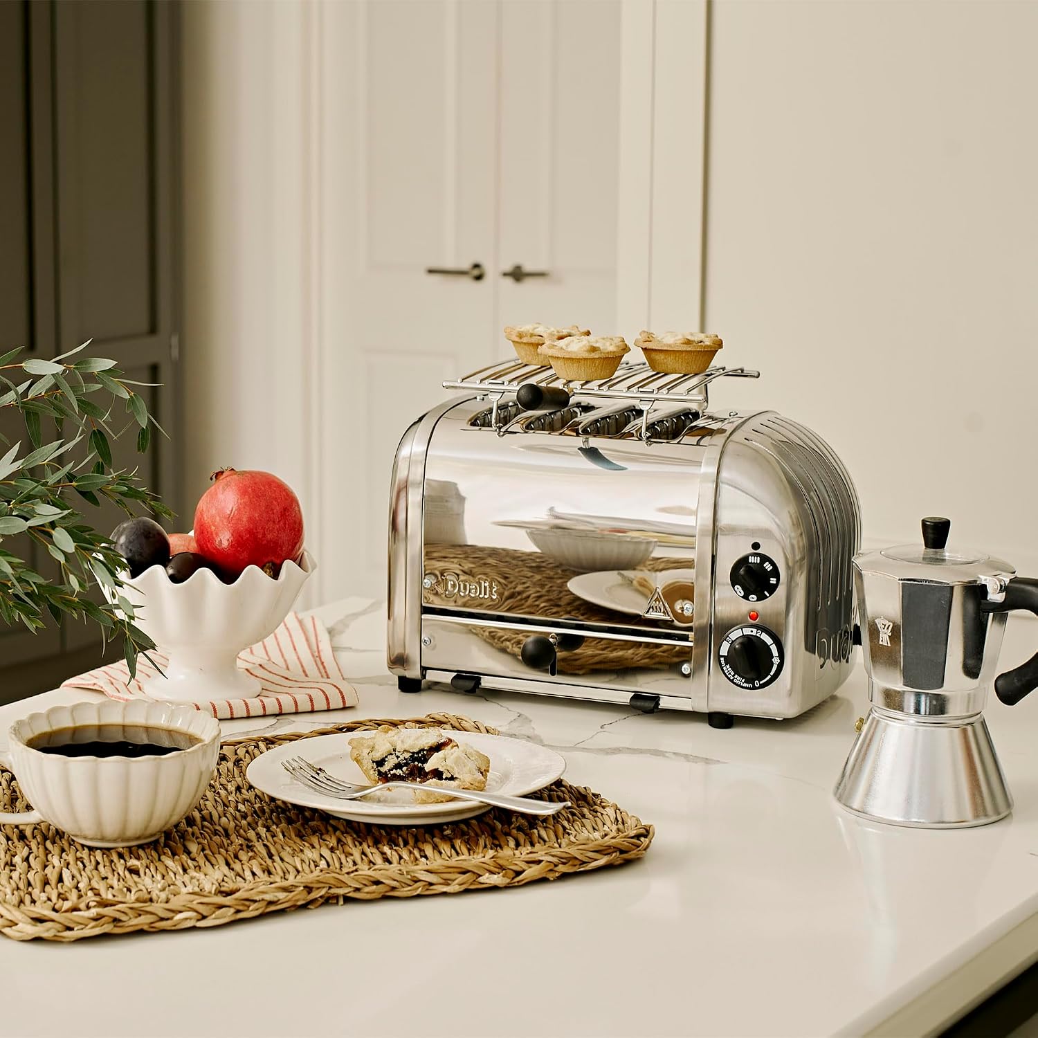 Dualit Classic Warming Rack for Dualit Classic Toasters | 1 x Warming Rack To Warm Items over a Dualit Toaster | Toaster Warming Rack | Ideal