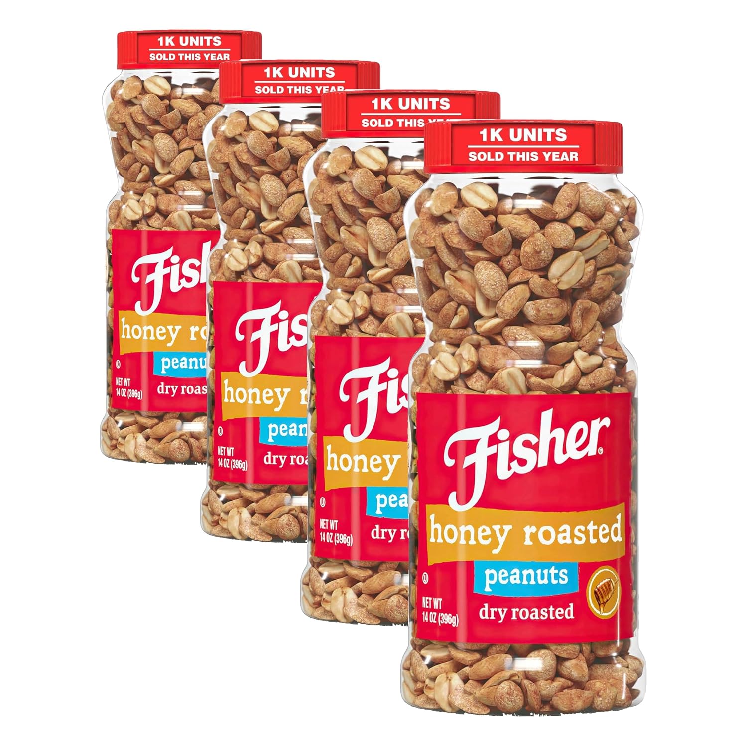 Fisher Snack Butter Toffee Peanuts, 42 Ounces (Pack of 1), No Artificial Colors or Flavors, 100% Recyclable