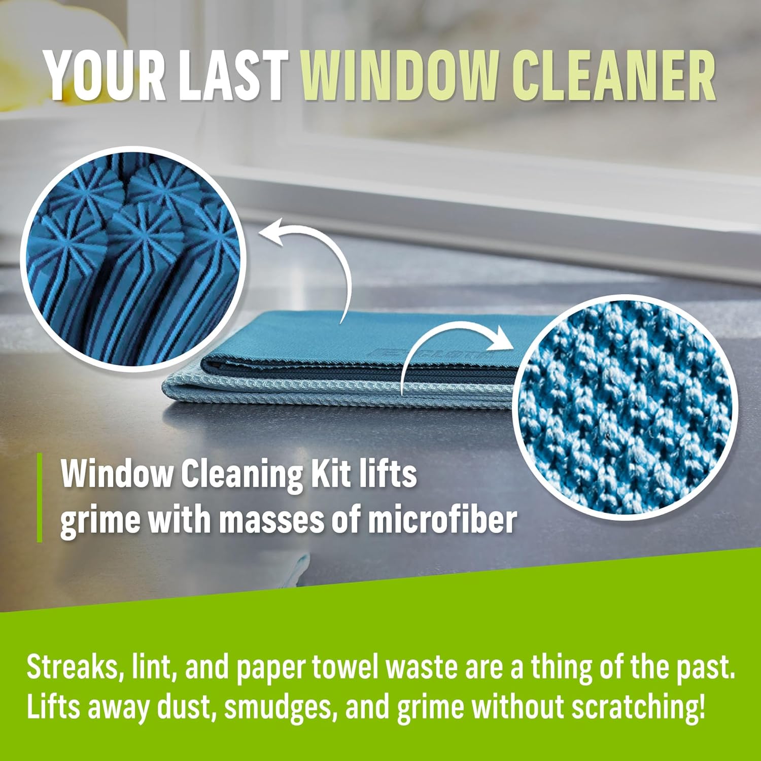 E-Cloth Window and Glass Cleaner Kit, Just Add Water - 1 Kit