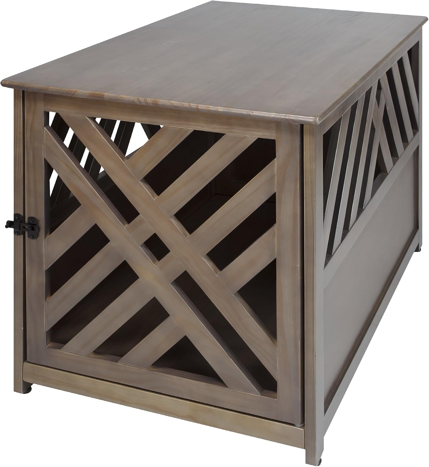 Casual Home Wooden Small Pet Crate, End Table, Espresso,19.5"W x 22.5"D x 22.5"H