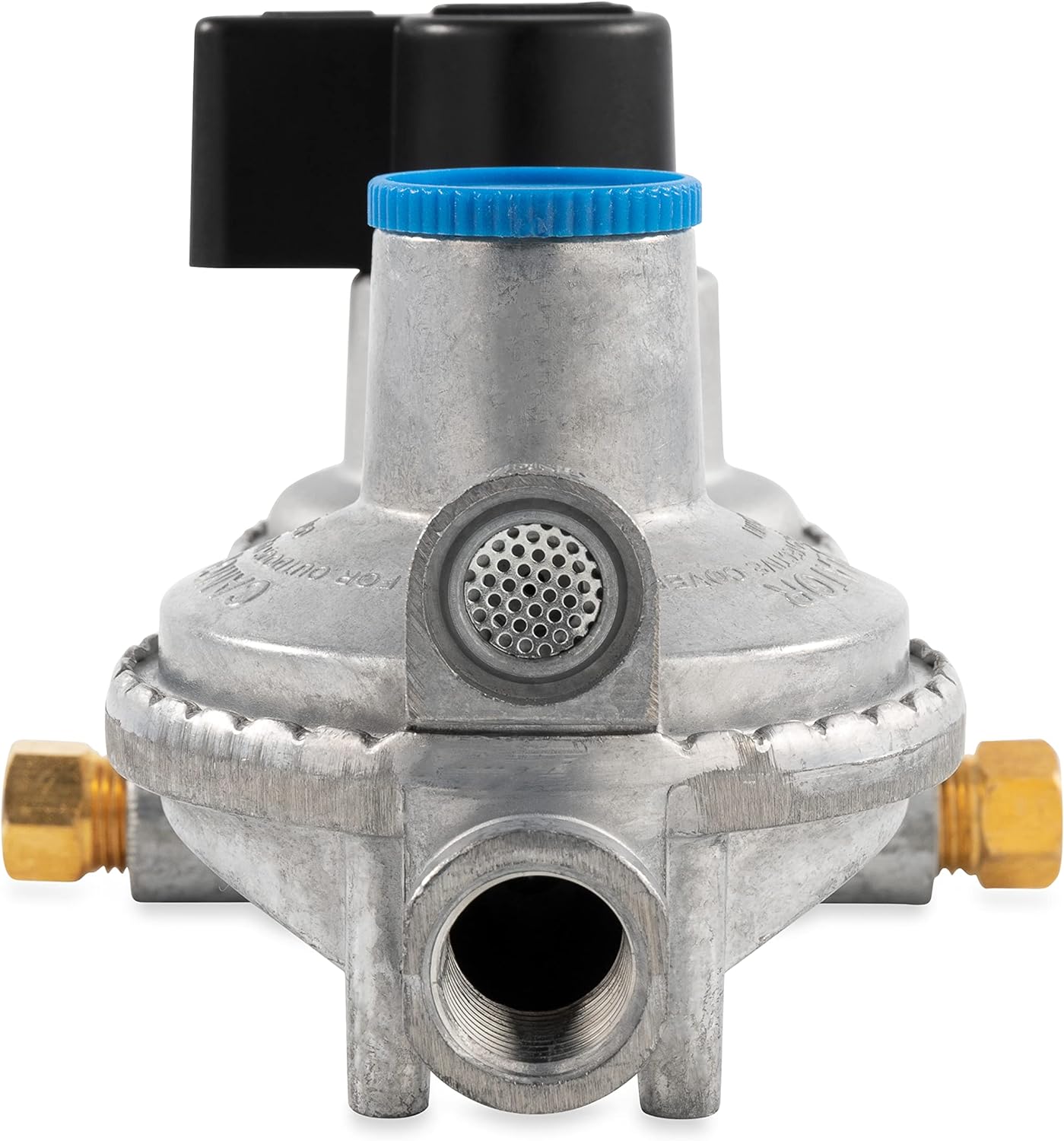 Camco Propane Double-Stage Auto-Changeover Regulator | Features Auto Switch Over from Empty to Full Propane Tank | Ideal for Refilling Propane