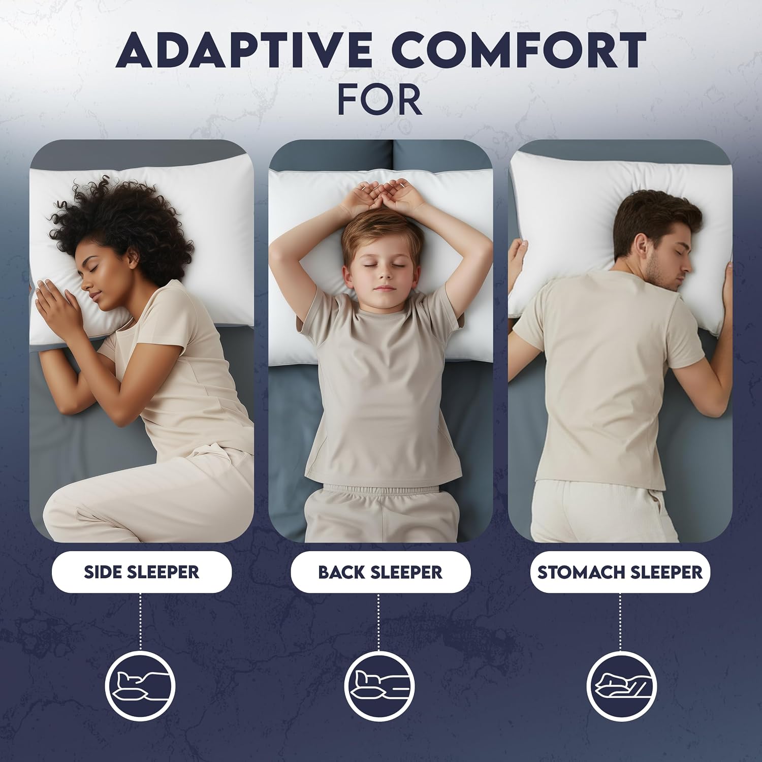 Utopia Bedding Gusset Bed Pillow, Hotel Pillows King Size Set of 2, White