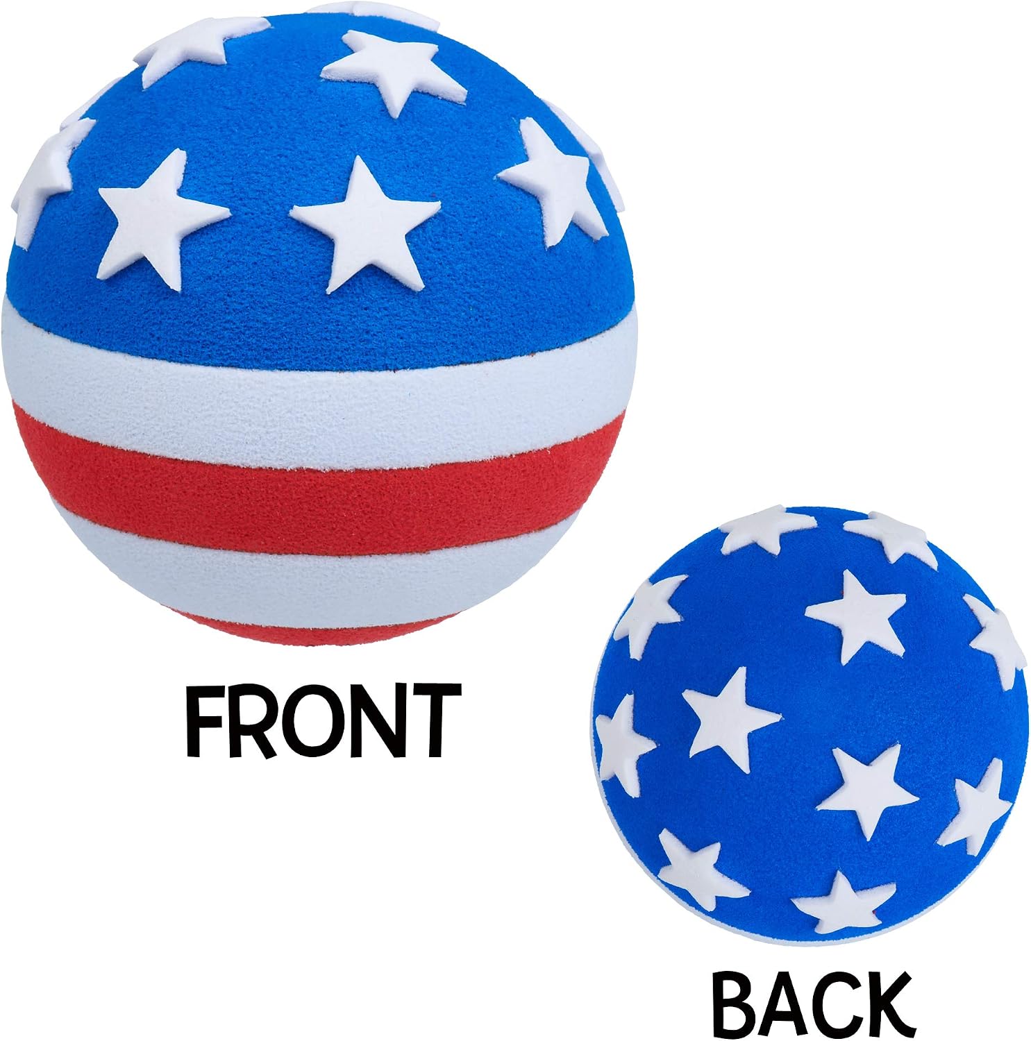 USA American Flag Ball Car Antenna Topper Auto Accessory - Fits Thin Style Antenna