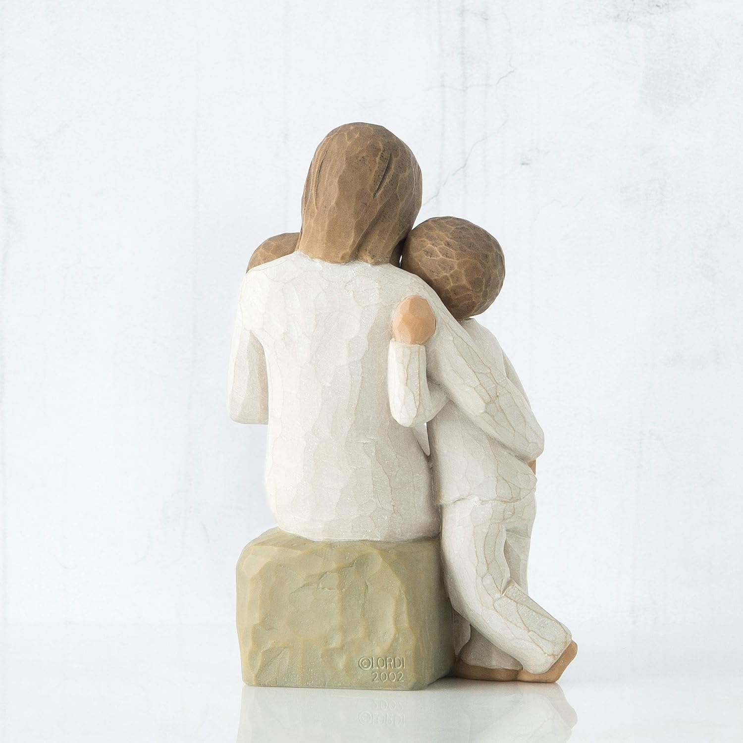 Willow Tree Quietly, Sculpted Hand-Painted Figure | Cast from a Susan Lordi Original Carving, Gift Offering Comfort, Peace, Support and Inner Strength, Includes Enclosure Card