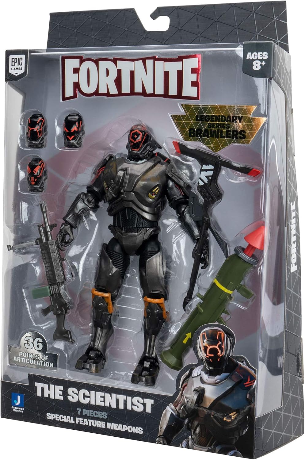 Fortnite Legendary Series Brawlers, 1 Figure Pack - 7 Inch Meowscles Action Figure, Plus Accessories