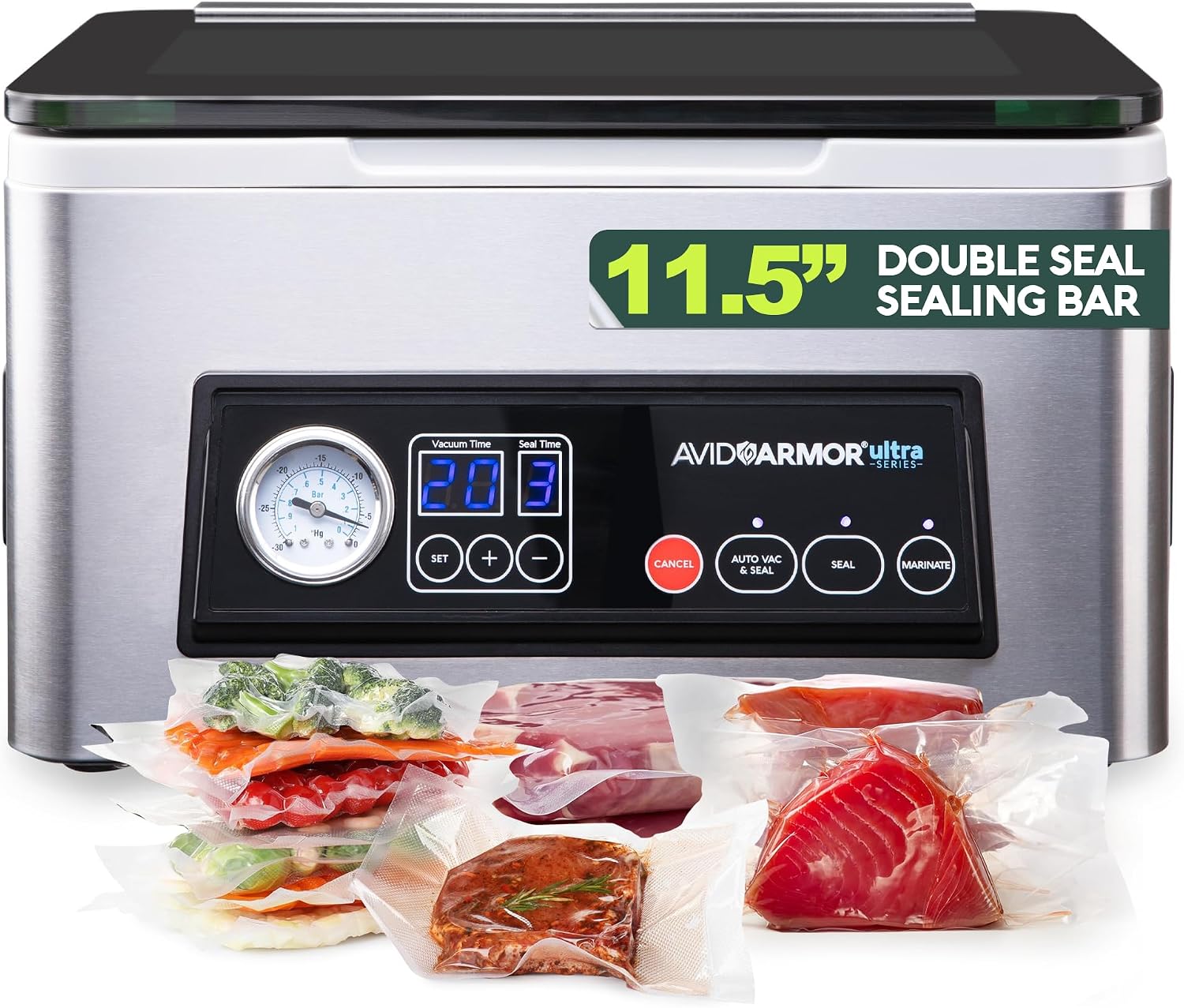 Avid Armor USV20 Chamber Vacuum Sealer Machine – High-Volume 11.5” Sealer