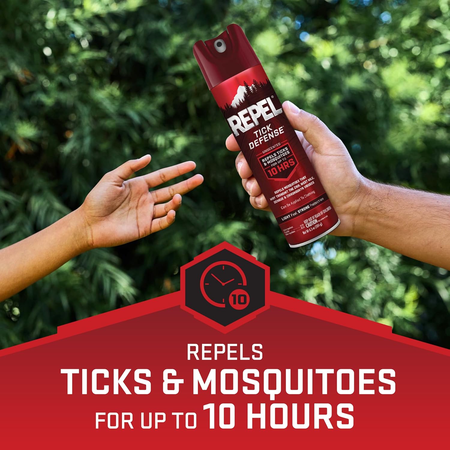 Repel Tick Defense, Aerosol Spray, 6.5-Ounce, Pack of 6