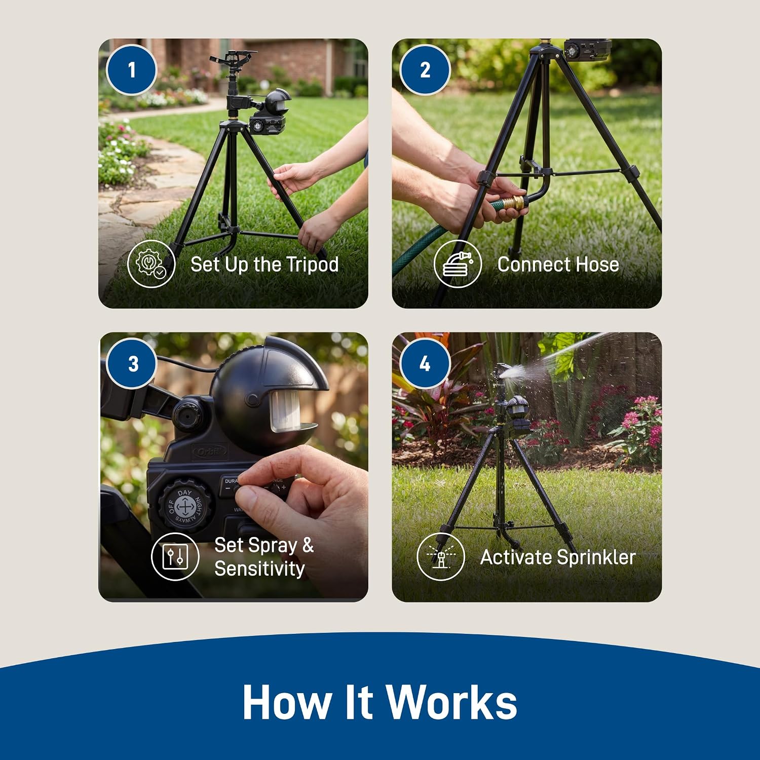 Orbit 62120 Garden Enforcer Motion-Activated Sprinkler